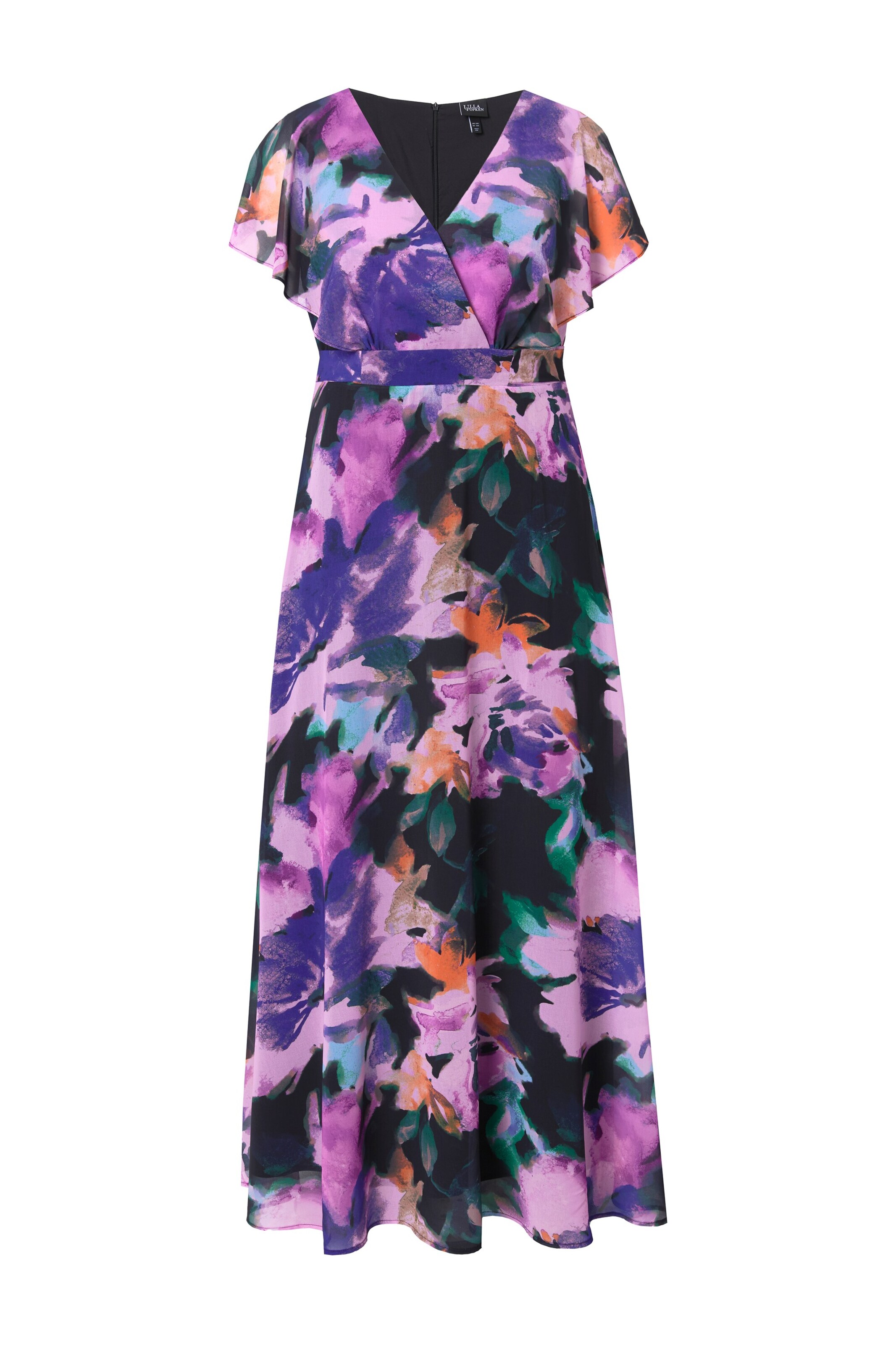 Ulla Popken Avondjurk in Zwart: voorkant