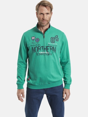 Jan Vanderstorm Sweatshirt ' Stig ' in Green: front