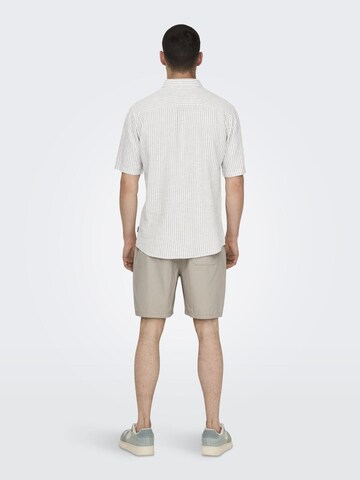 Slim fit Camicia 'CAIDEN' di Only & Sons in grigio