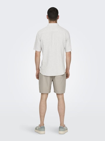 pilka Only & Sons Priglundantis modelis Marškiniai 'CAIDEN'