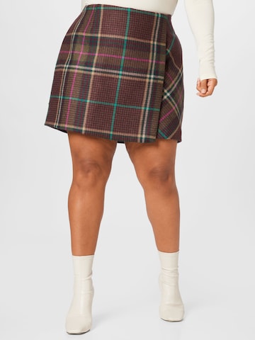 Tommy Hilfiger Curve Skirt in Brown: front
