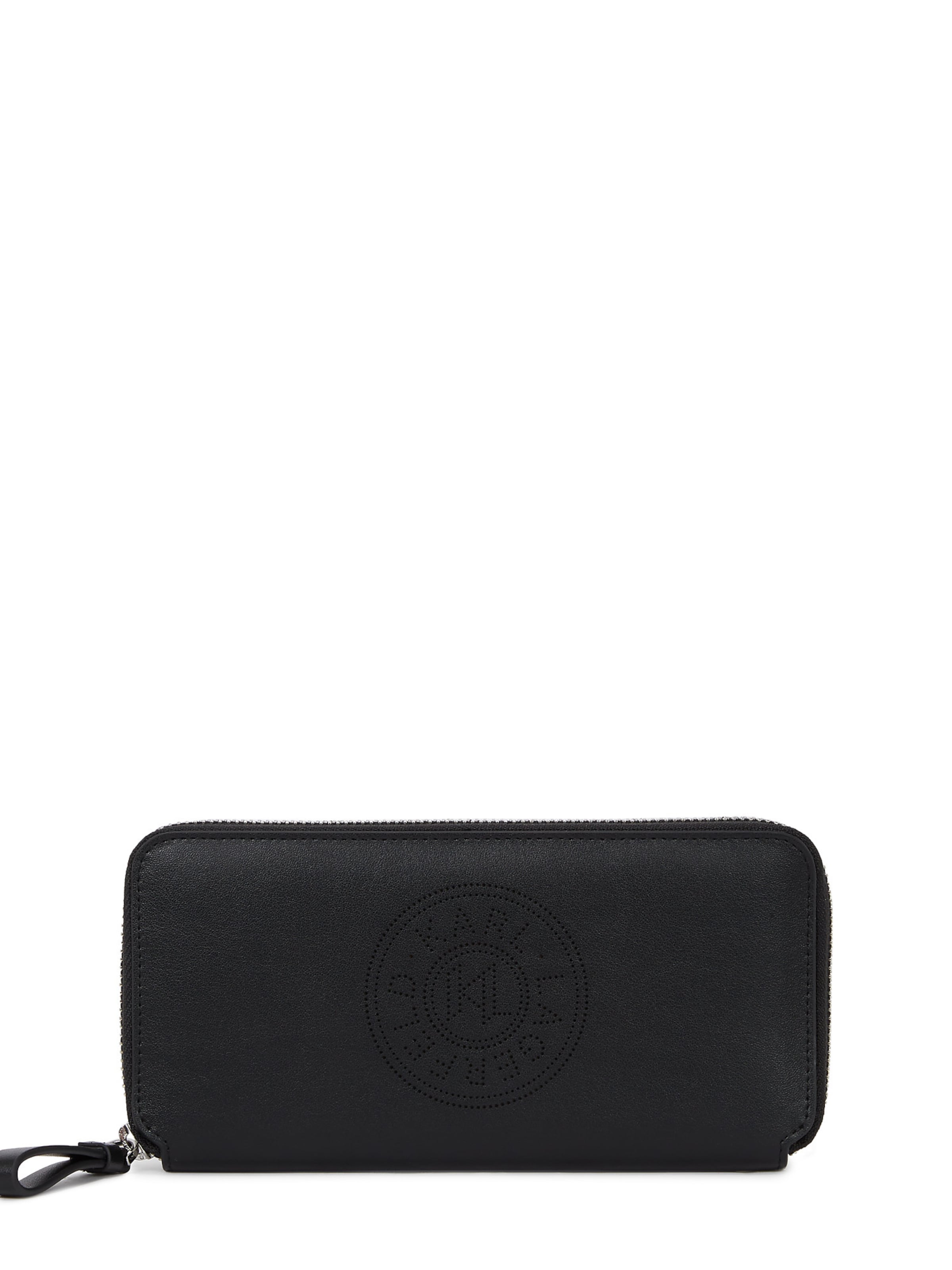 Karl Lagerfeld Wallet 'Continental' in Black: front