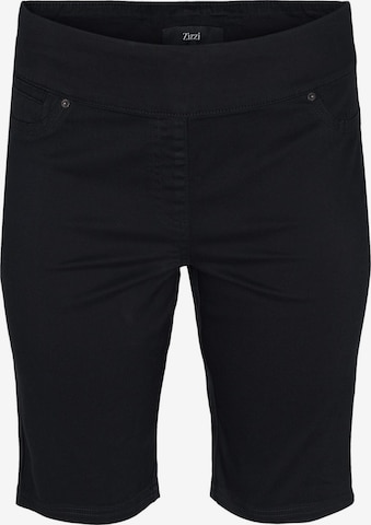 Pantalon 'MEI' Zizzi en noir : devant