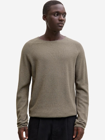 JACK & JONES Regular fit Pulóver 'Hill' - barna: elől