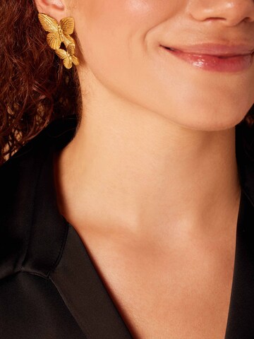 Boucles d'oreilles 'Basic' Lucardi en or