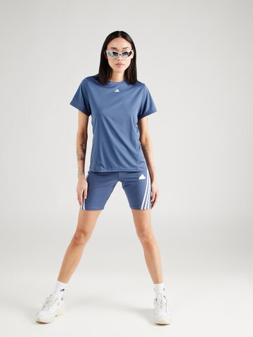 T-shirt fonctionnel 'D4T' ADIDAS PERFORMANCE en bleu