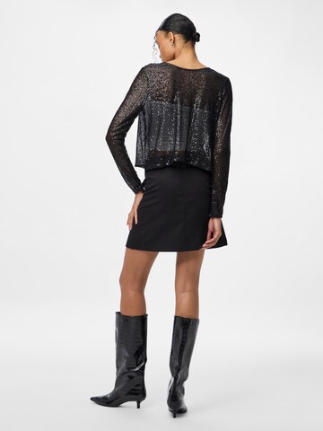 PIECES Knit Cardigan 'PCJACK' in Black