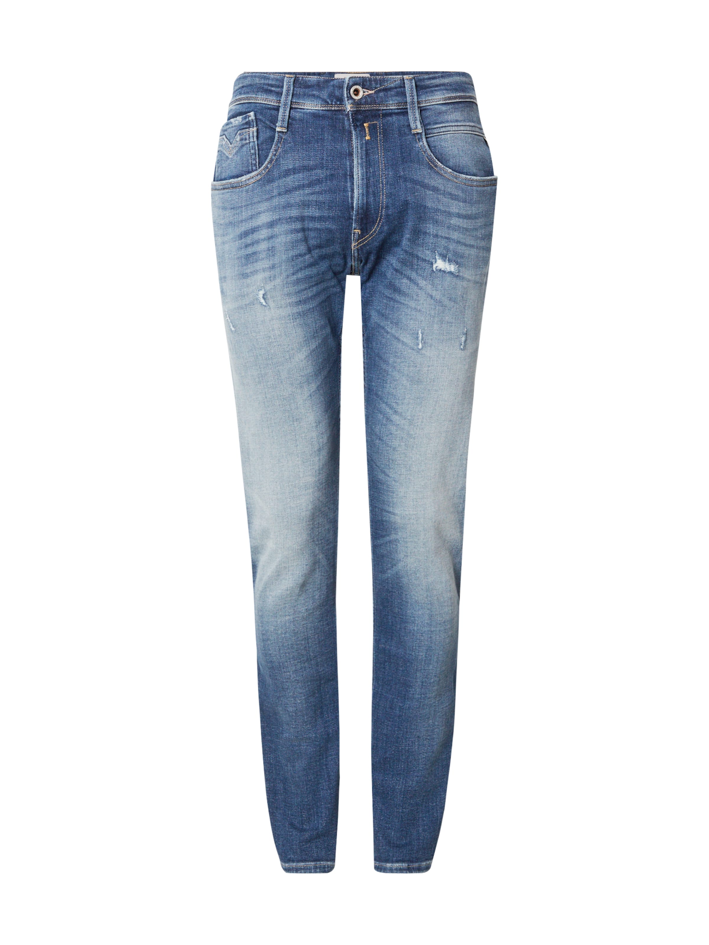 REPLAY Regular Дънки 'ANBASS' в синьо: отпред