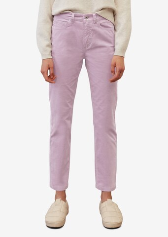 Marc O'Polo Regular Pants 'Linde' in Purple: front