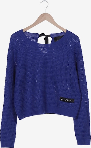 John Richmond Sweater & Cardigan in XL in Blue: front