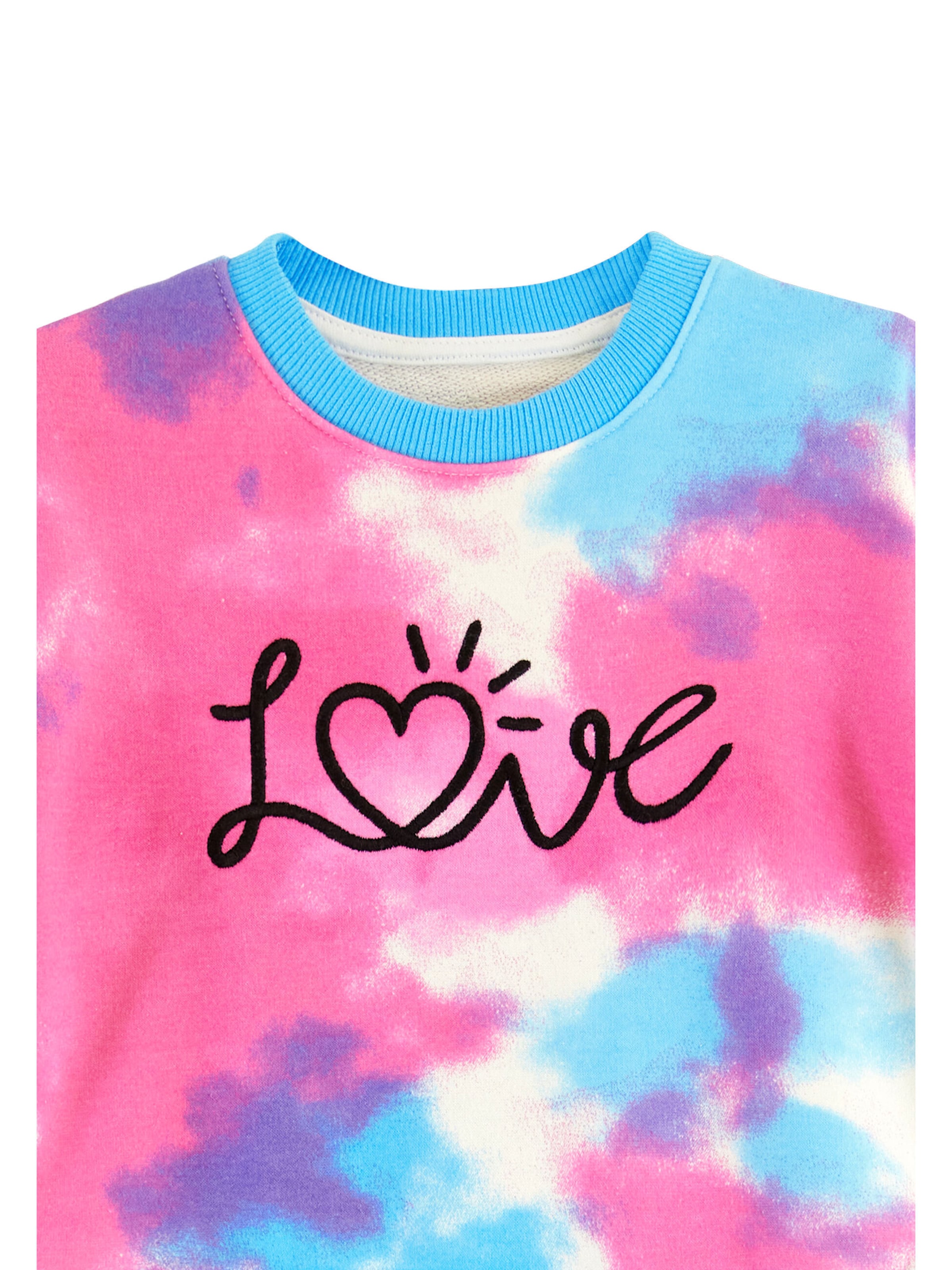Denokids Sweatsuit 'Love' in Pink