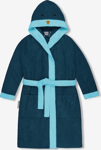 normani Bathrobe 'Malia' in Blue: front