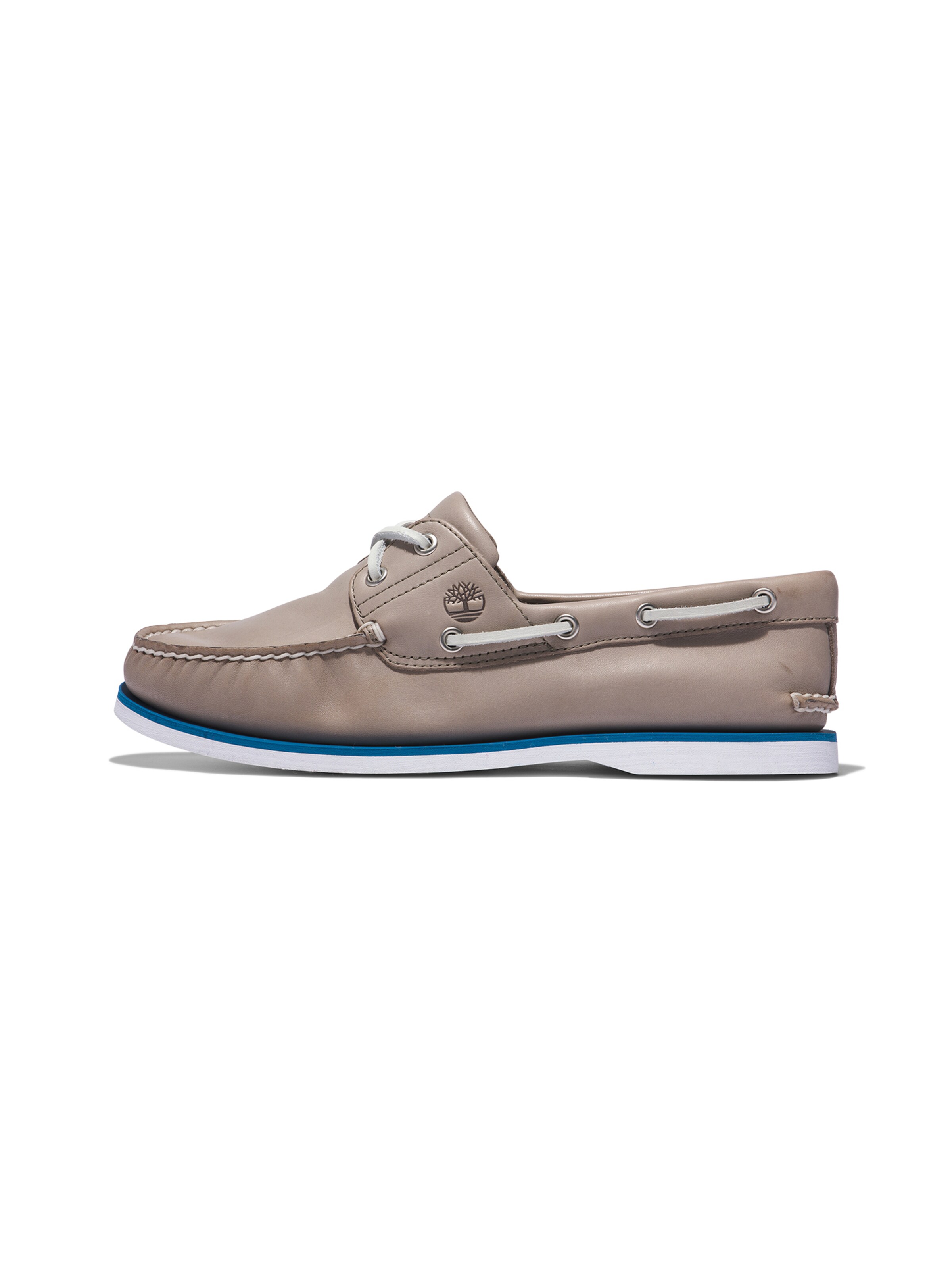 Männer Halbschuhe TIMBERLAND Mokassin 'Classic Boat 2 Eye' in Grau, Taupe - ZU40582 Männer Halbschuhe TIMBERLAND Mokassin 'Classic Boat 2 Eye' in Grau, Taupe - ZU40582