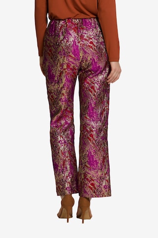 Ulla Popken Flared Pants 'Mary' in Mixed colors