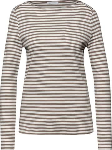 STREET ONE Shirt in Beige: Vorderseite