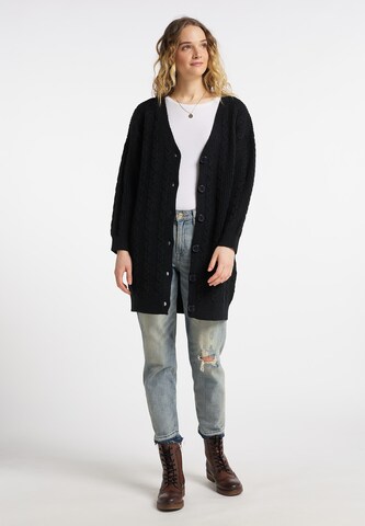 DreiMaster Vintage Knit Cardigan in Black