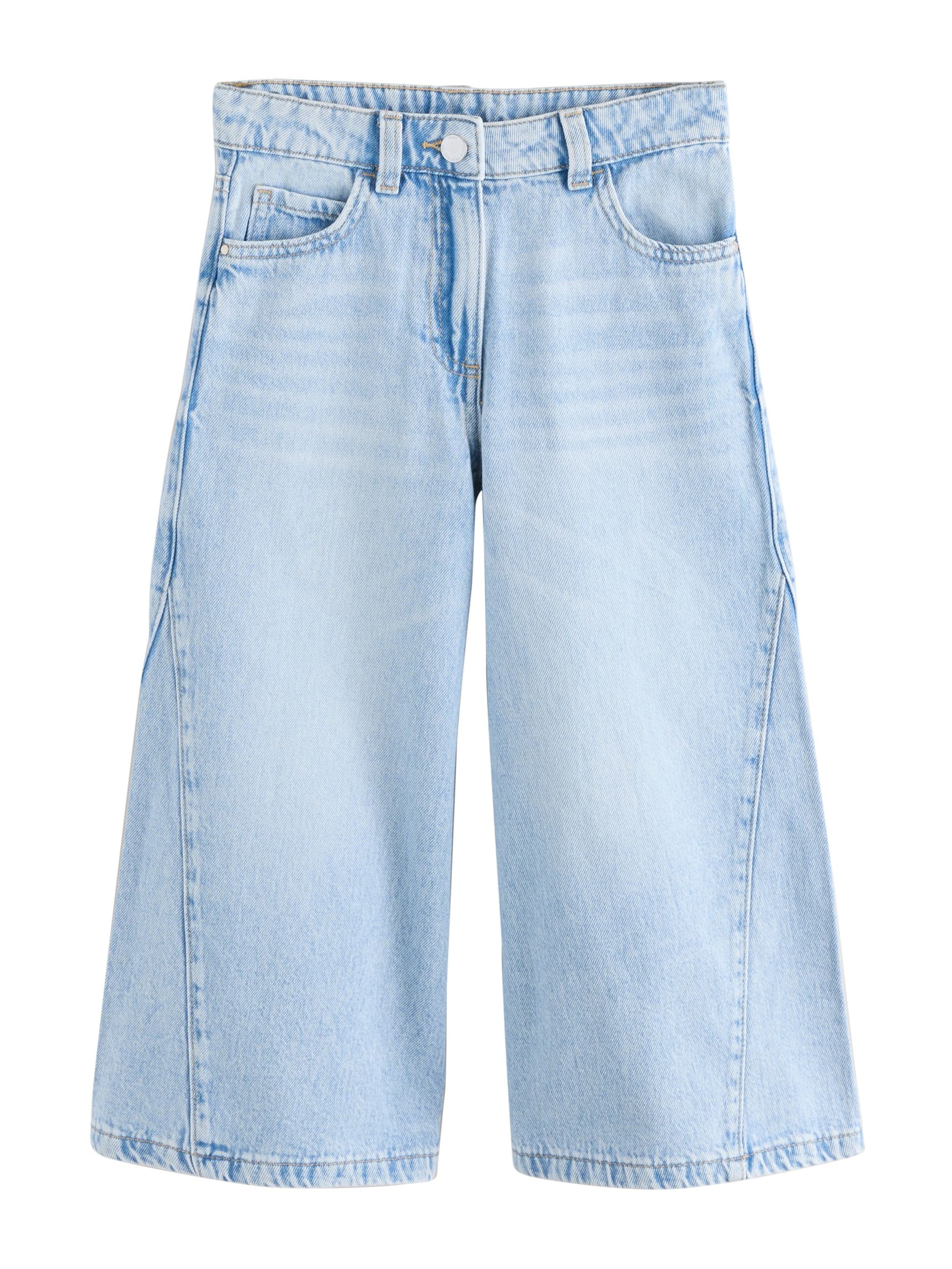 Next Široke hlačnice Kavbojke | modra barva: sprednja stran