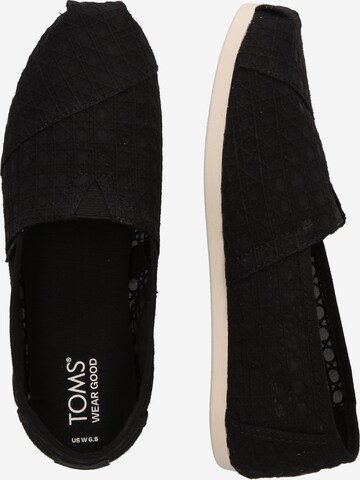 TOMS Slipper in Schwarz