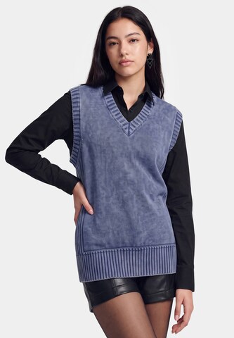 Cardigan myMo ROCKS en bleu : devant