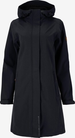 Gipfelglück Raincoat 'Marlies' in Black: front
