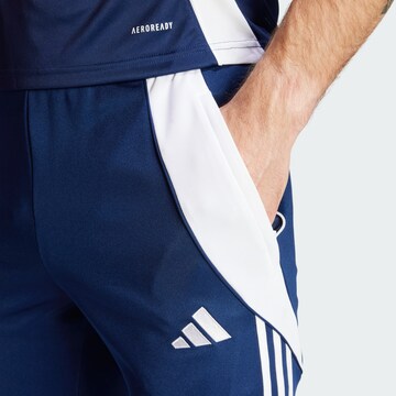 ADIDAS PERFORMANCE Slimfit Sporthose 'Tiro 24' in Blau