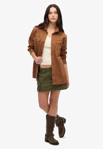 Superdry Tussenjas in Bruin