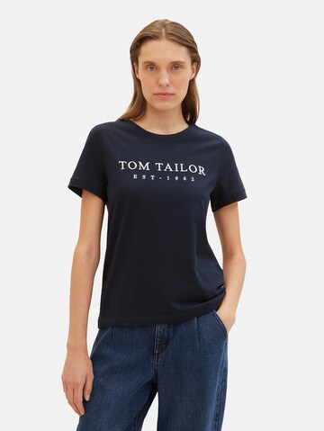 TOM TAILOR Shirt in Blue: front