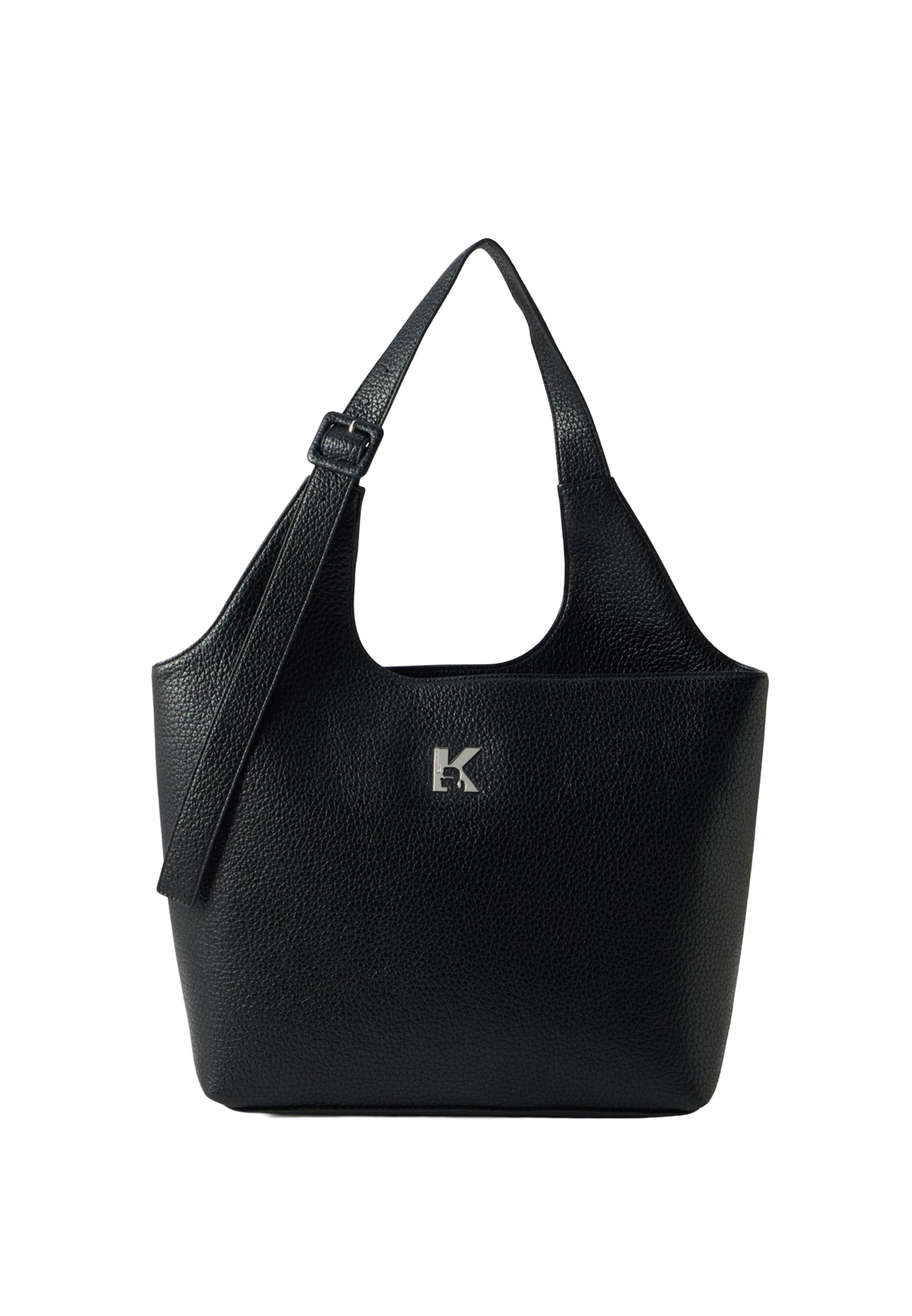 KARL LAGERFELD JEANS - Shopper em preto: frente