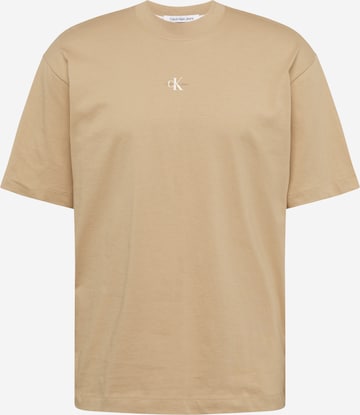 Calvin Klein Big & Tall T-shirt i beige: framsida