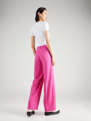 ONLY Regular Панталон с ръб 'HELENE' в розово