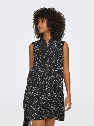 Robe-chemise 'ONLThea' ONLY en noir : devant