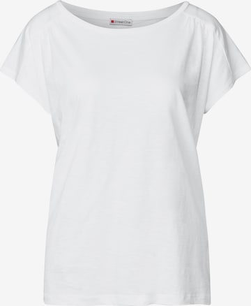 STREET ONE Shirt in White: front