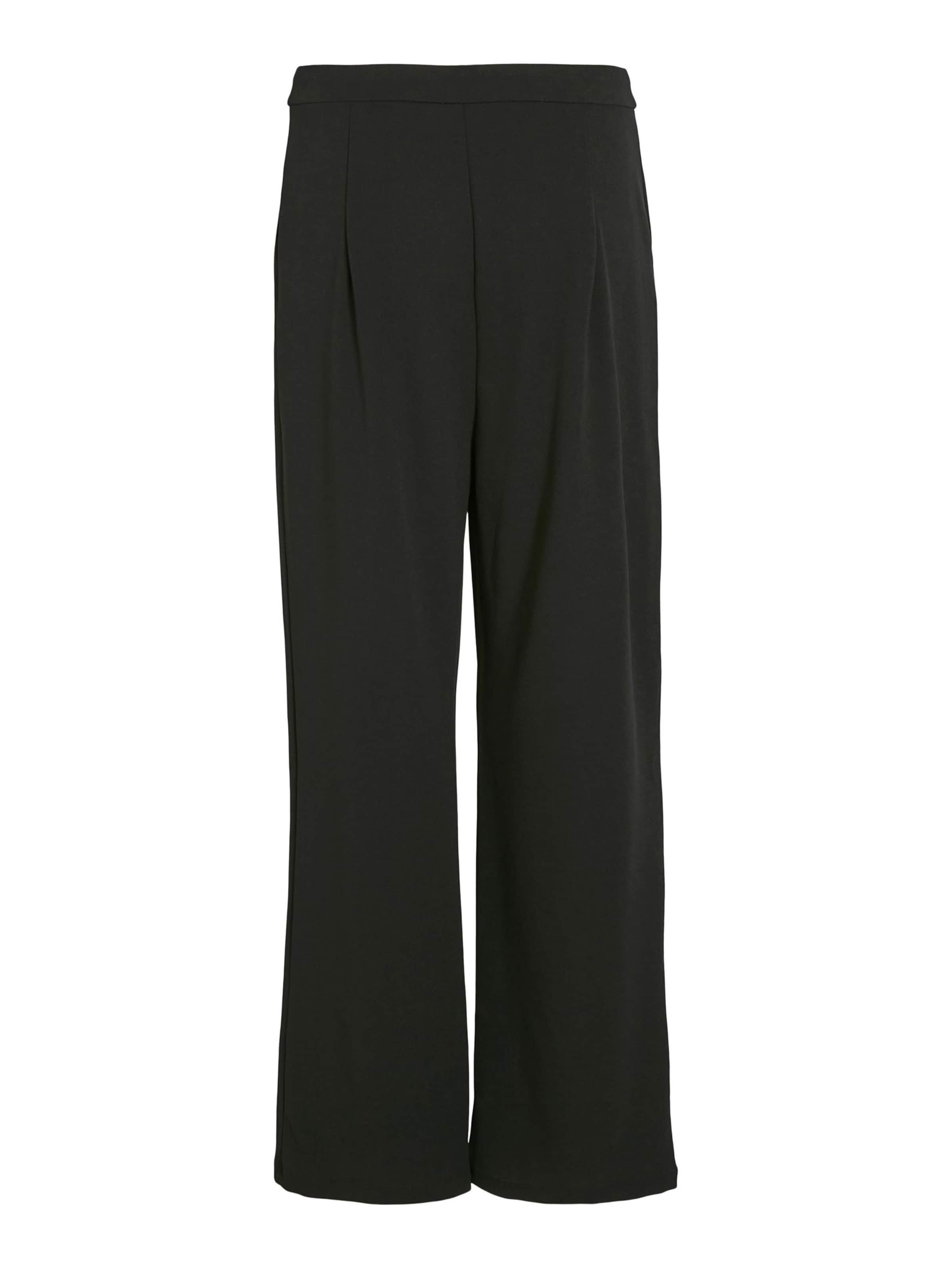 VILA Wide leg Trousers 'CLAVA' in Black