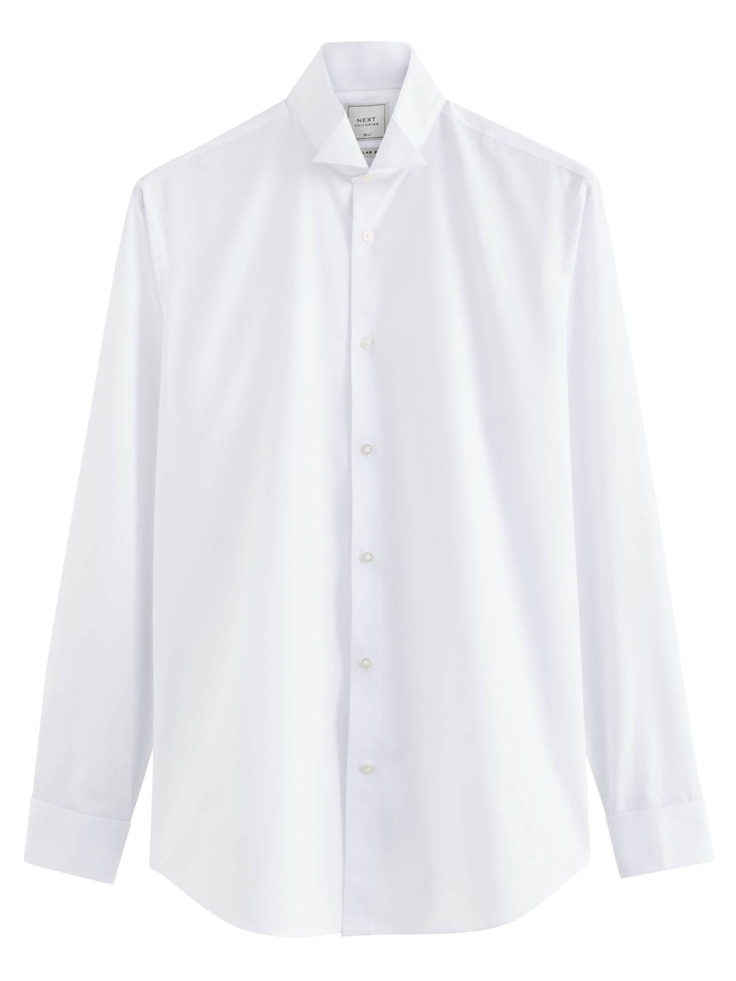 Next Slim Fit Hemd in Weiß: Vorderseite
