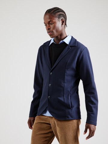 Key Largo Slim Fit Jakke 'MELBOURNE' i blå: forside