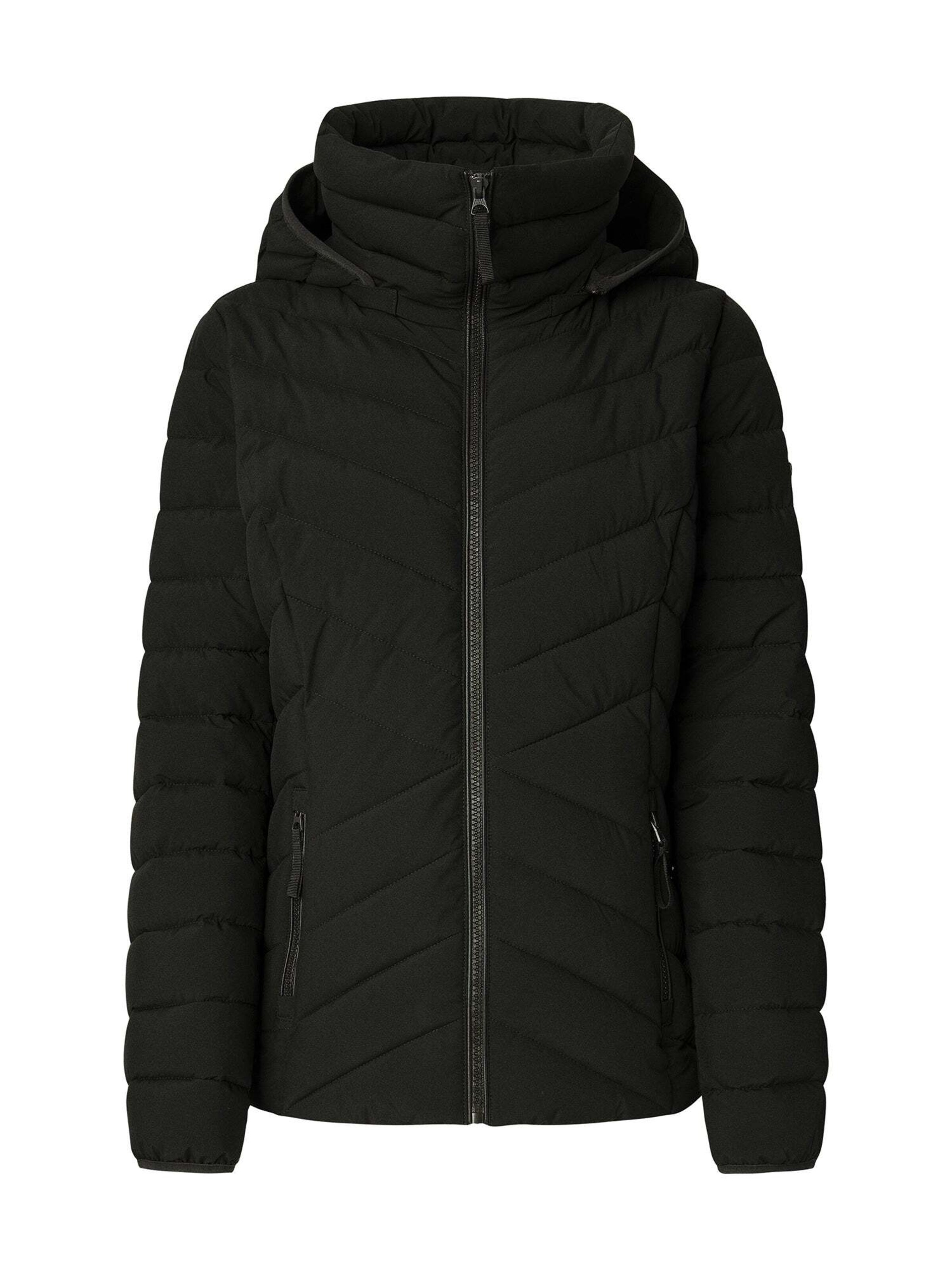Pepe Jeans Winter jacket 'SANN SHORT' in Black: front
