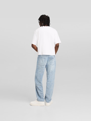 Bershka Bootcut Farmer - kék