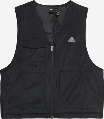 Gilet sportivo 'City Escape All Purpose Padded ' di ADIDAS SPORTSWEAR in nero: frontale