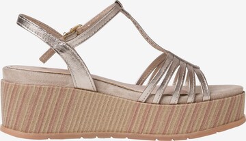 MARCO TOZZI Sandalen met riem in Goud