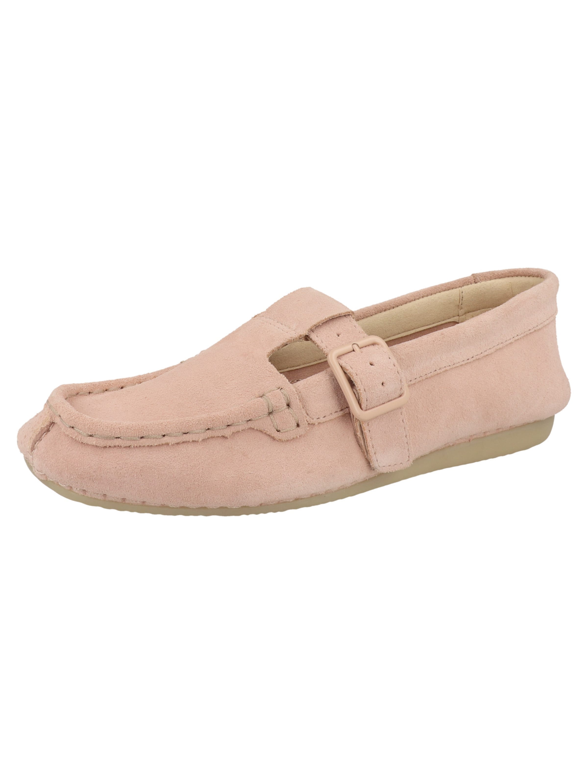 CLARKS - Mocasines 'Freckle Tbar' en rosa: frente