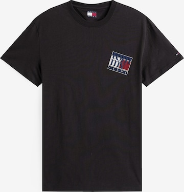 Tommy Jeans Shirt in Zwart: voorkant