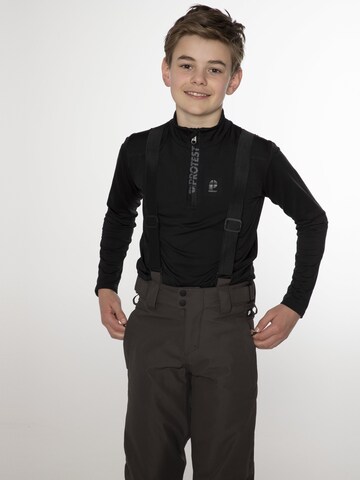 PROTEST Regular Workout Pants 'BORK JR' in Green: front