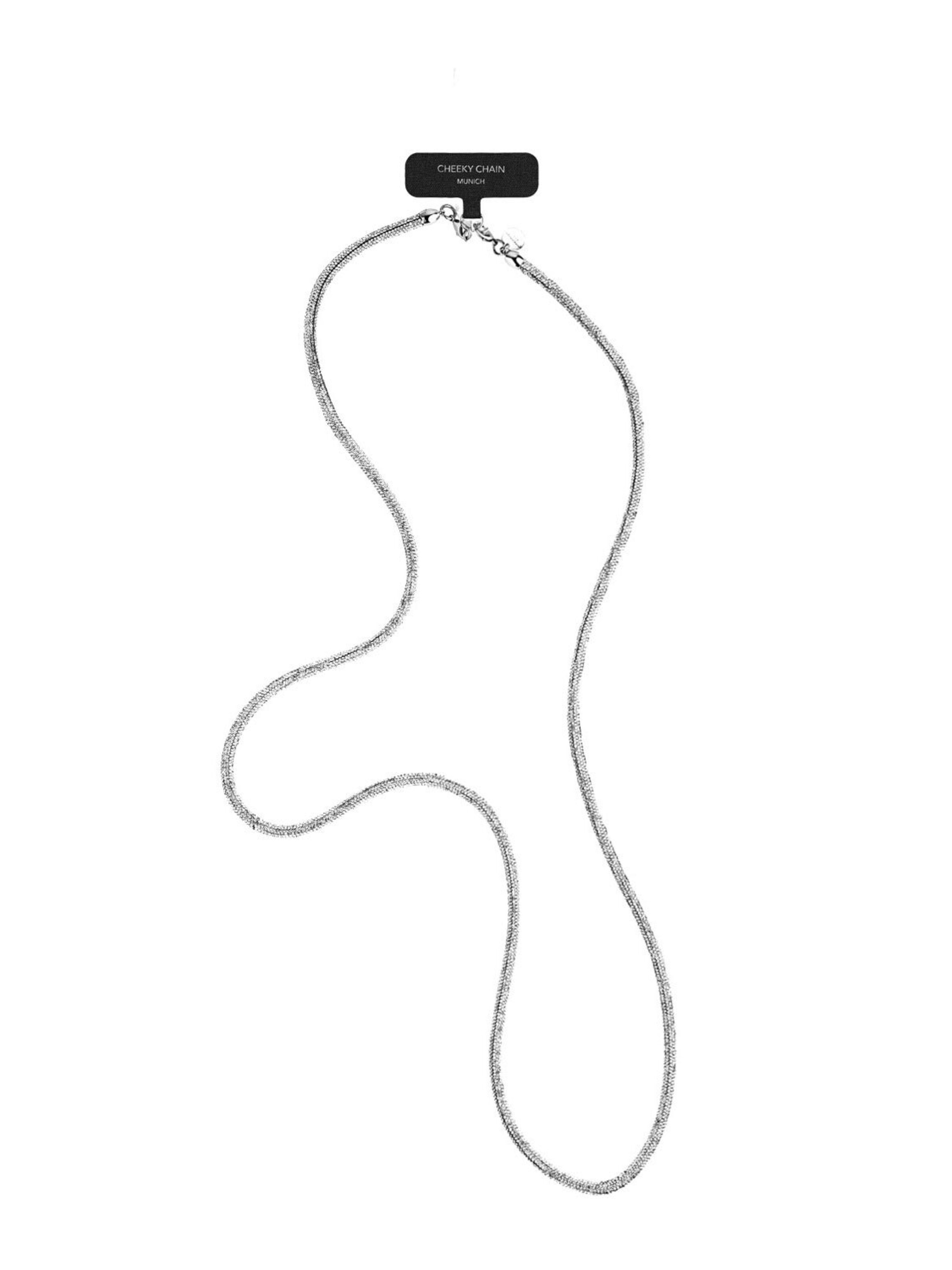 Cheeky Chain Munich Handykette 'Estelle' in Weiß: Vorderseite