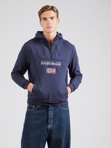 NAPAPIJRI - Sudadera 'BURGEE HZH 2.0' en azul: frente