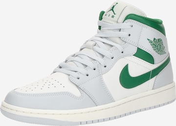 Jordan Σνίκερ ψηλό 'AIR JORDAN 1' σε λευκό: μπροστά