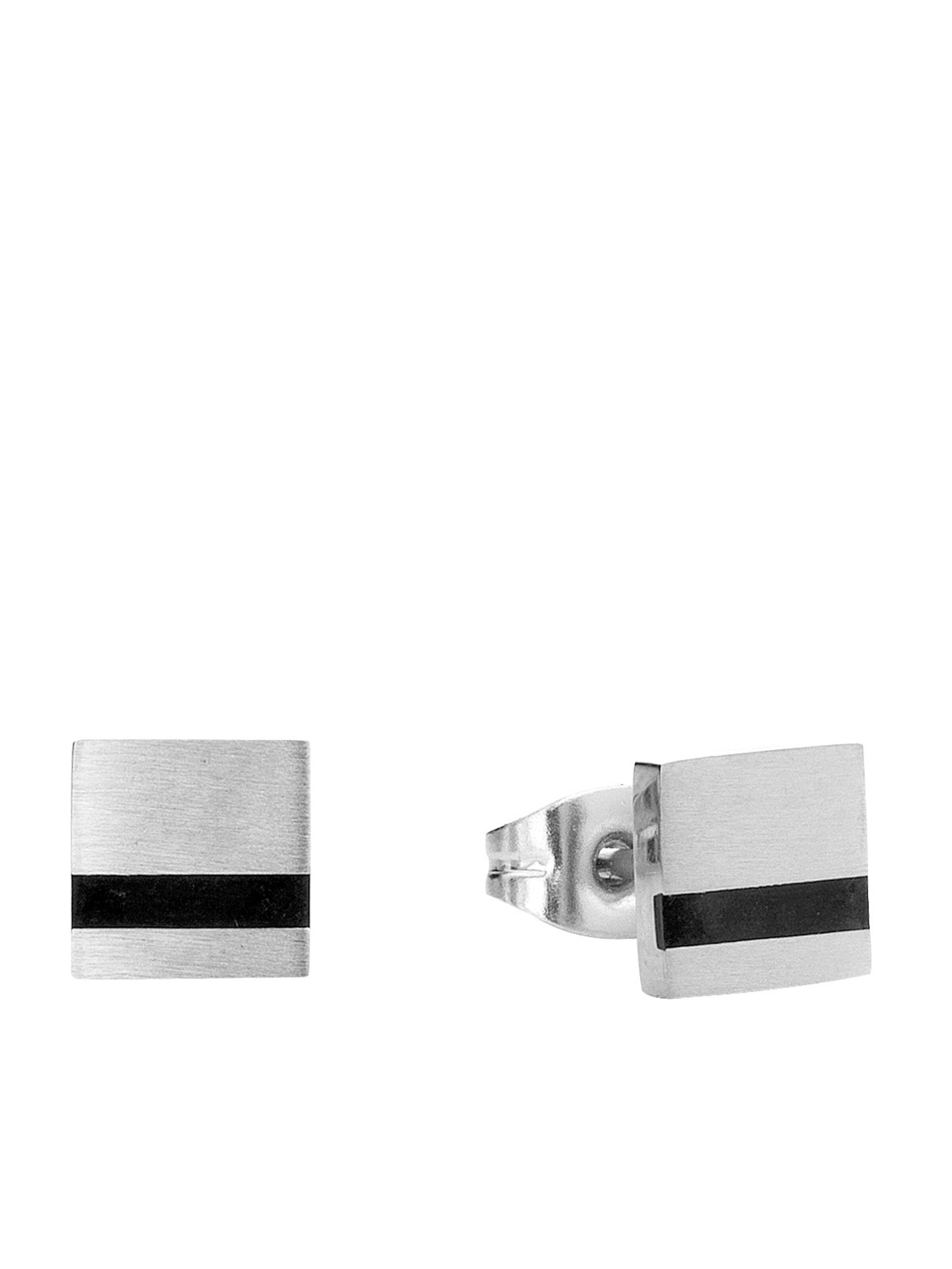 Lucardi Oorbel in Zilver: voorkant