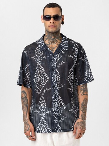 Regular fit Camicia 'Roel' di Dandalo in nero: frontale
