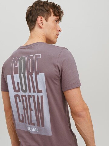 JACK & JONES T-Shirt 'Ounce' in Lila