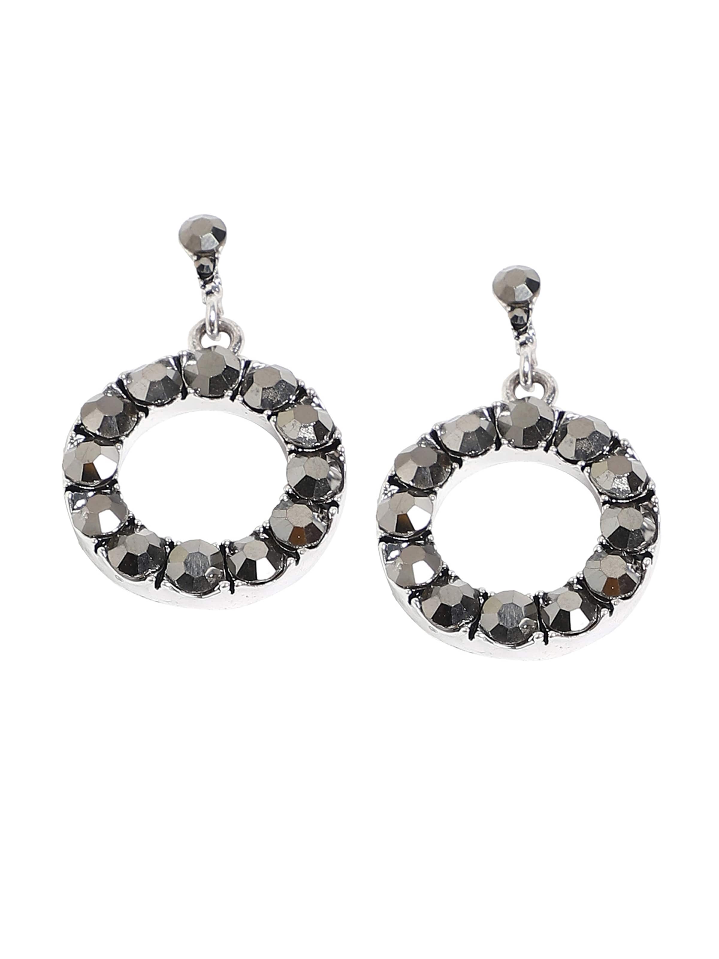 SOHI Uhani | srebrna barva: sprednja stran