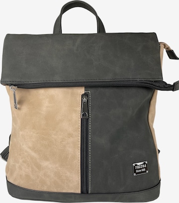 Kumixi Rucksack '2in1 Rucksacktasche' in Beige: Vorderseite